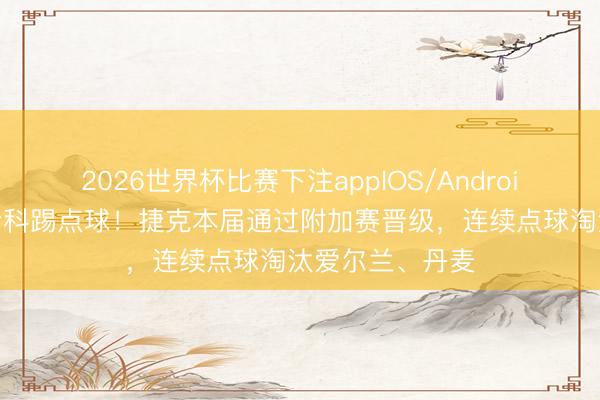 2026世界杯比赛下注appIOS/Android手机版下载 专科踢点球！捷克本届通过附加赛晋级，连续点球淘汰爱尔兰、丹麦